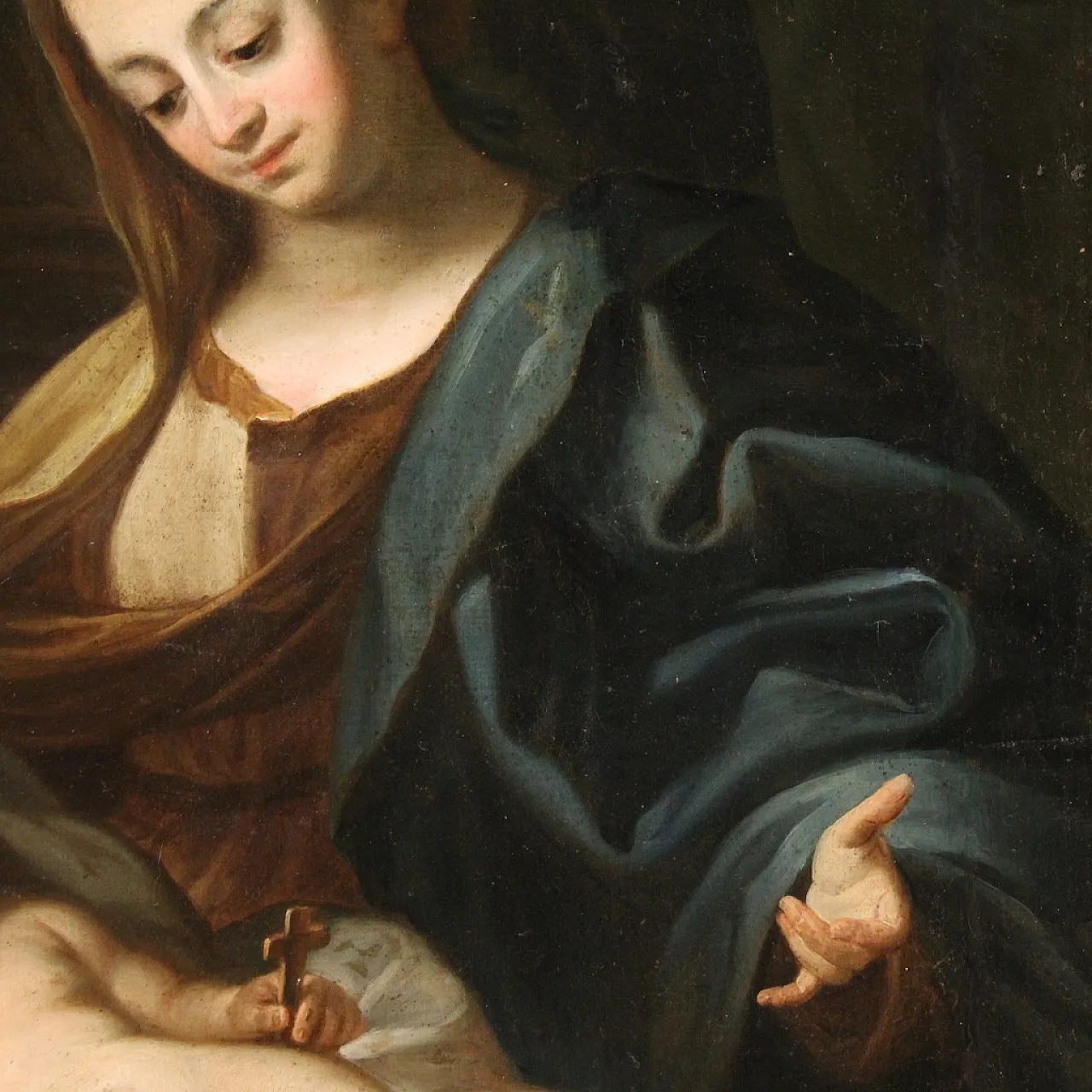 Holy Family, oil on canvas, 17th century, 16