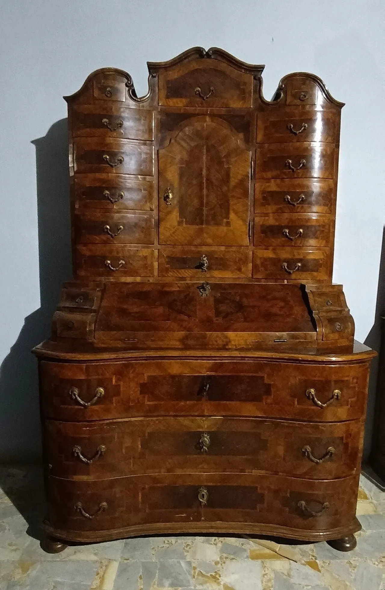 Wooden trumeaux, 18th century 2