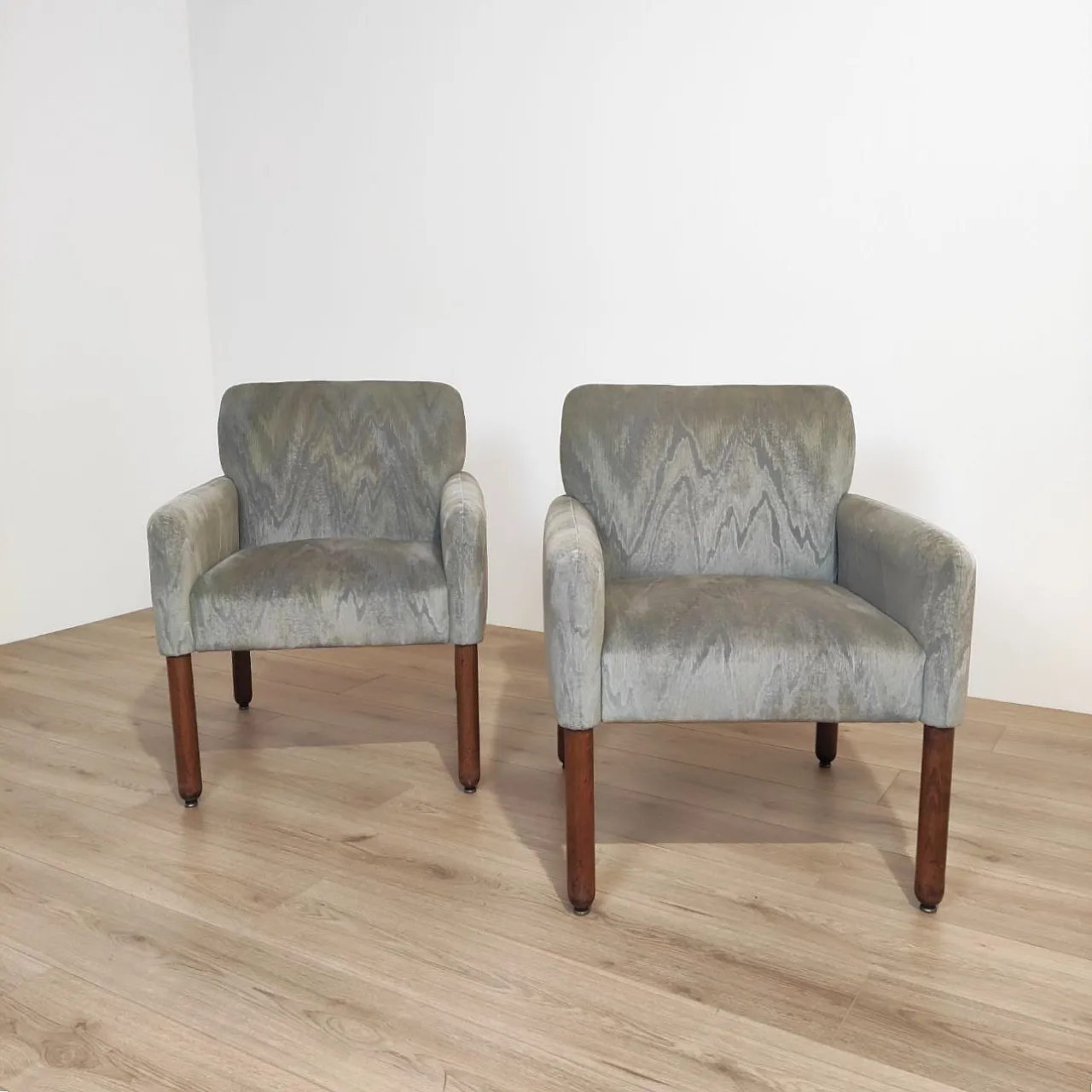 Vico magistretti for cassina pair armchairs mod. 896, 1960s 2