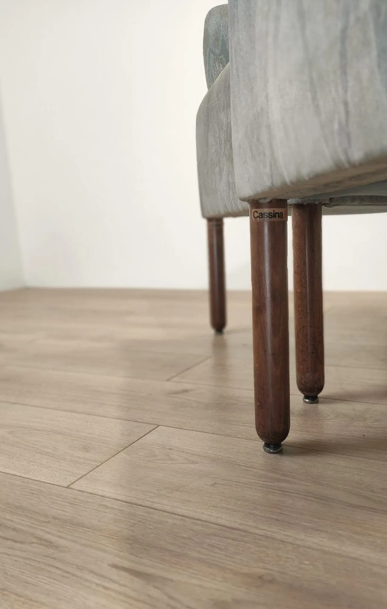 Vico magistretti for cassina pair armchairs mod. 896, 1960s 9