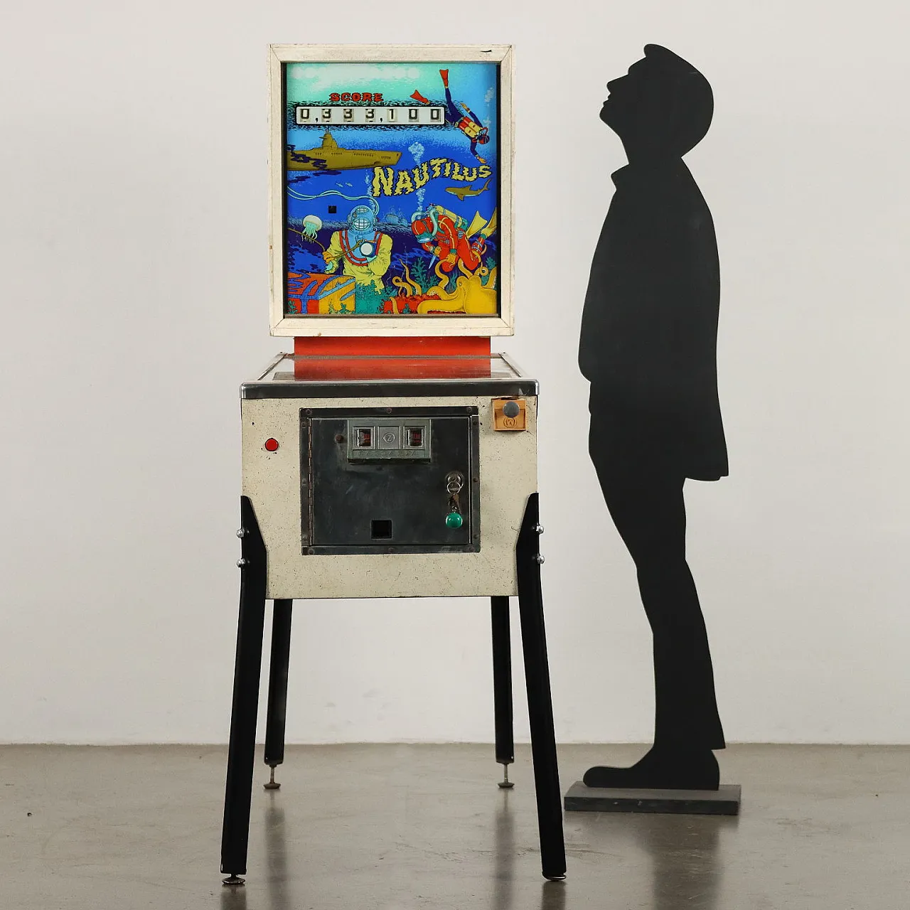 Nautilus pinball in wood and metal by Zaccaria, 1970s 2