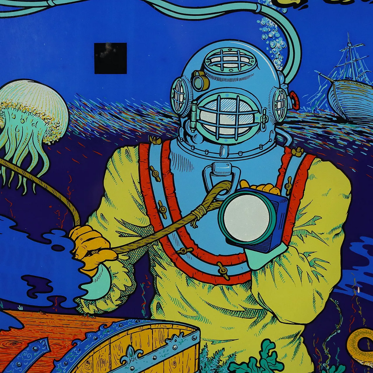 Nautilus pinball in wood and metal by Zaccaria, 1970s 5