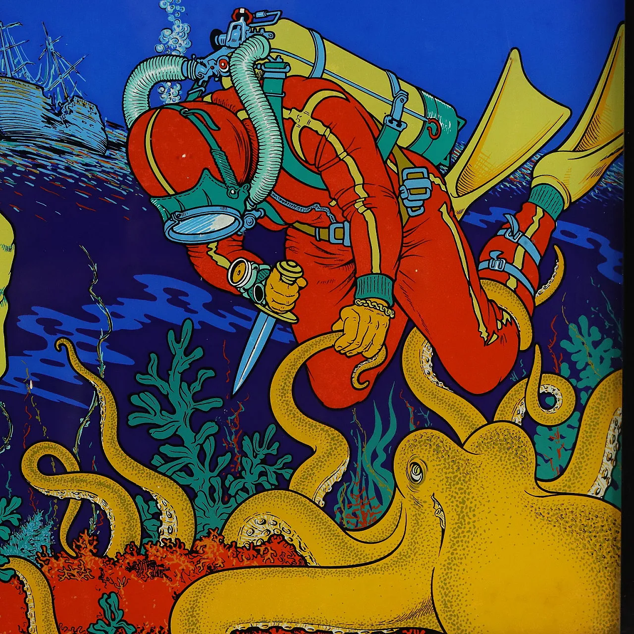 Nautilus pinball in wood and metal by Zaccaria, 1970s 7