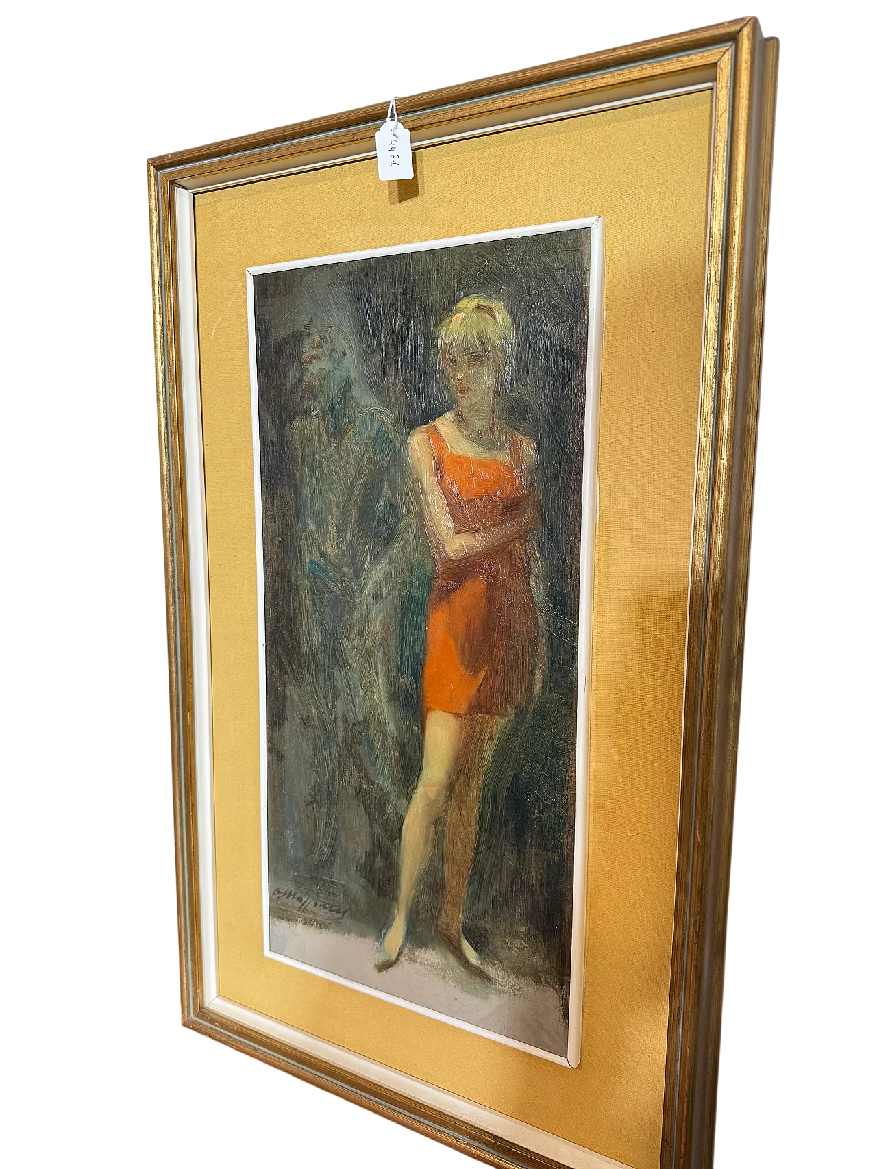 Dipinto olio su tela Mazzonis Ottavio, Torino, anni '70 10