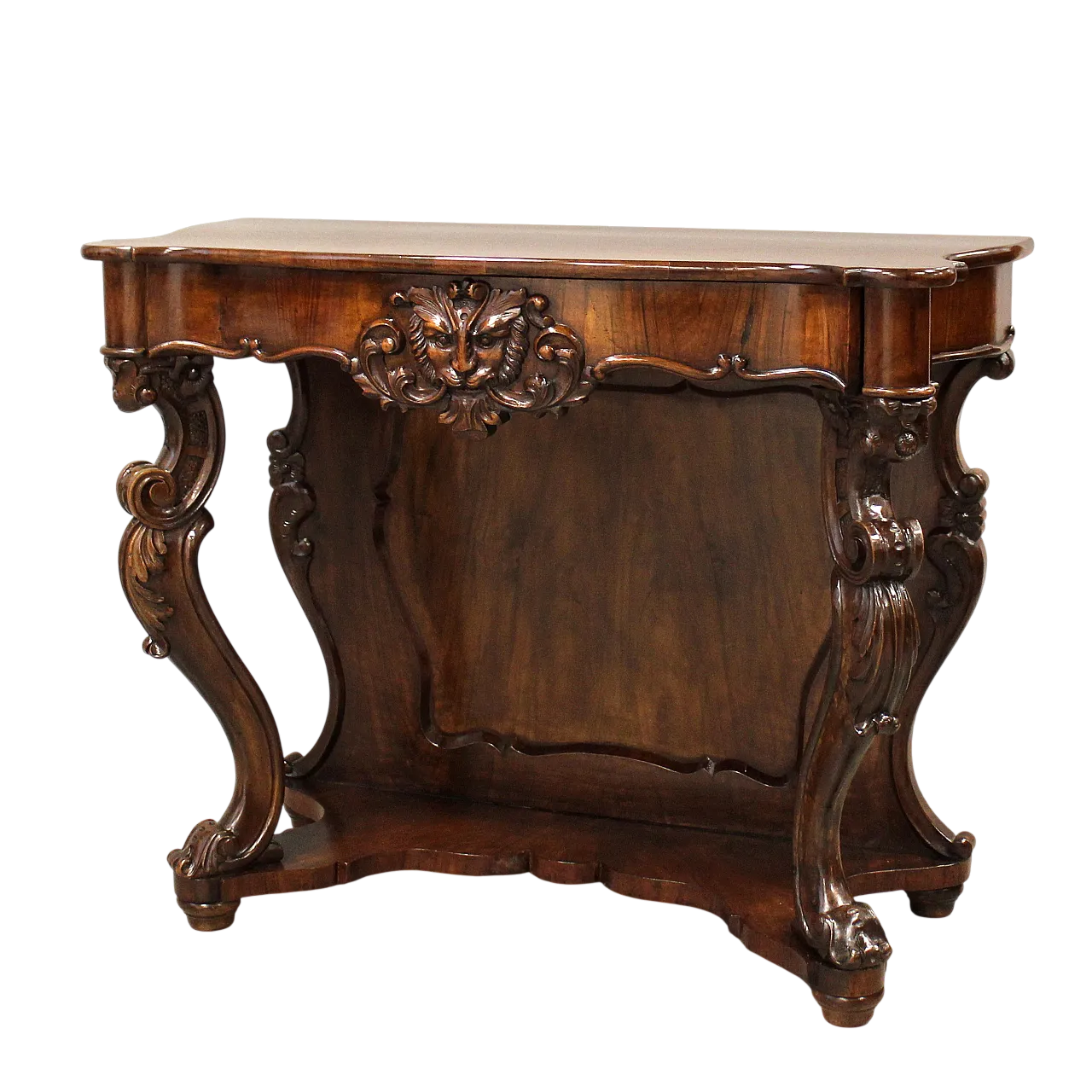 Console Louis Philippe walnut, 19th century 16