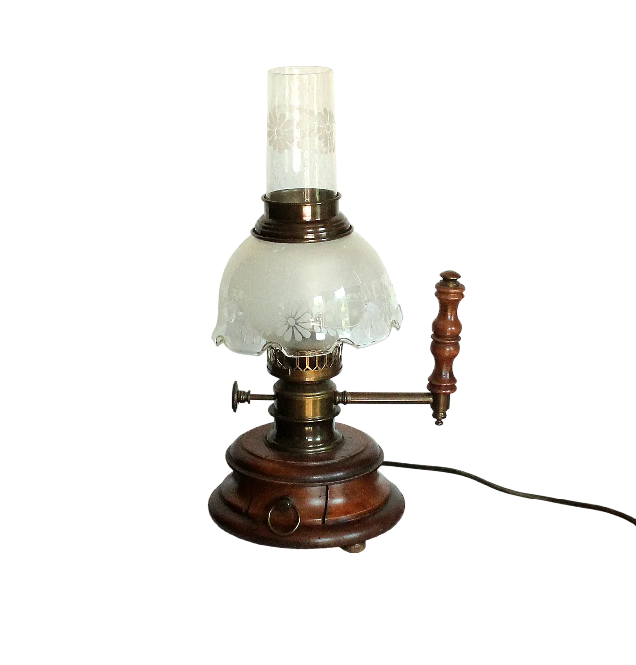 Lampada da tavolo in stile country house, anni '80 10