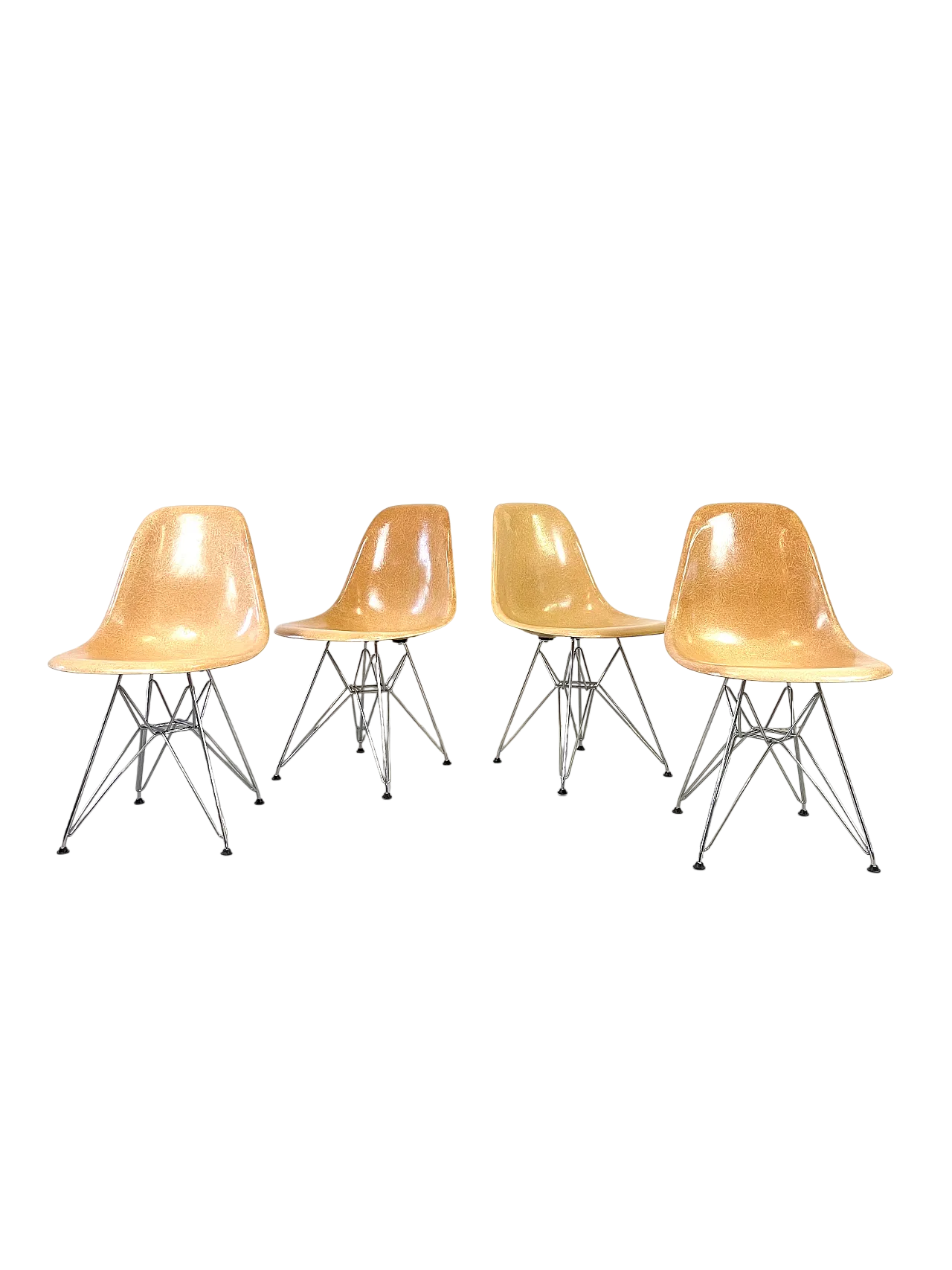 4 DSR chairs Herman Miller, 70s 8