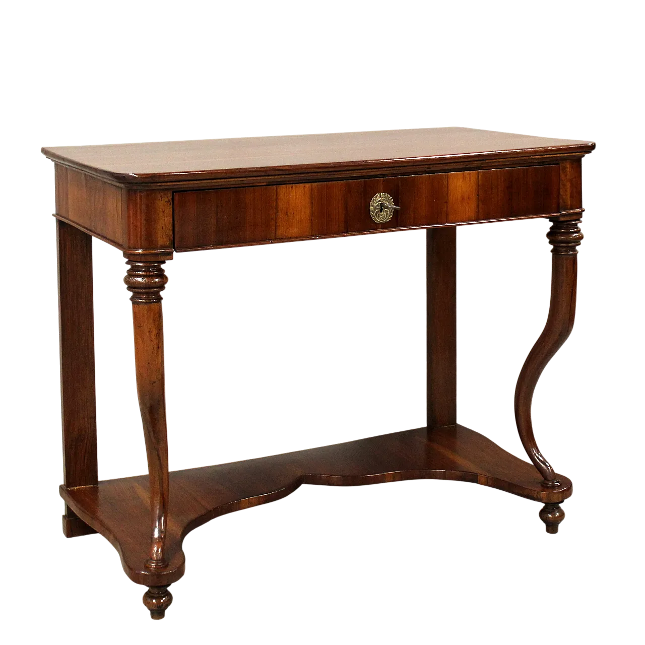 Console Carlo X in noce Italia, '800 12