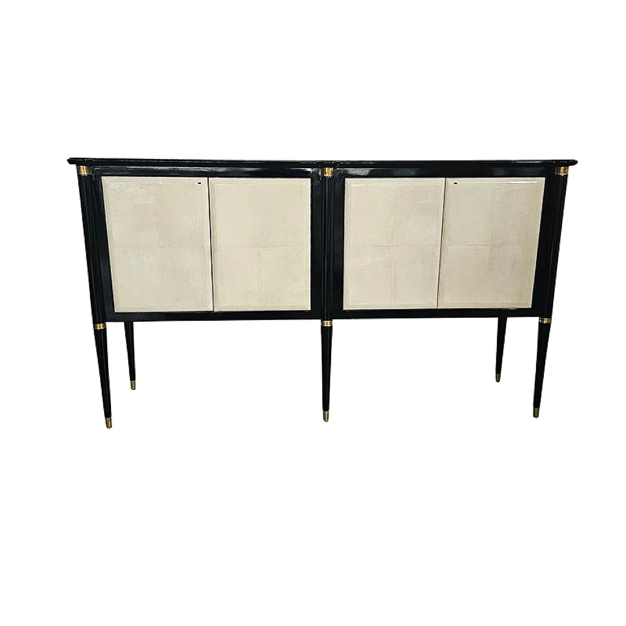 Credenza in pergamena, anni '80 1