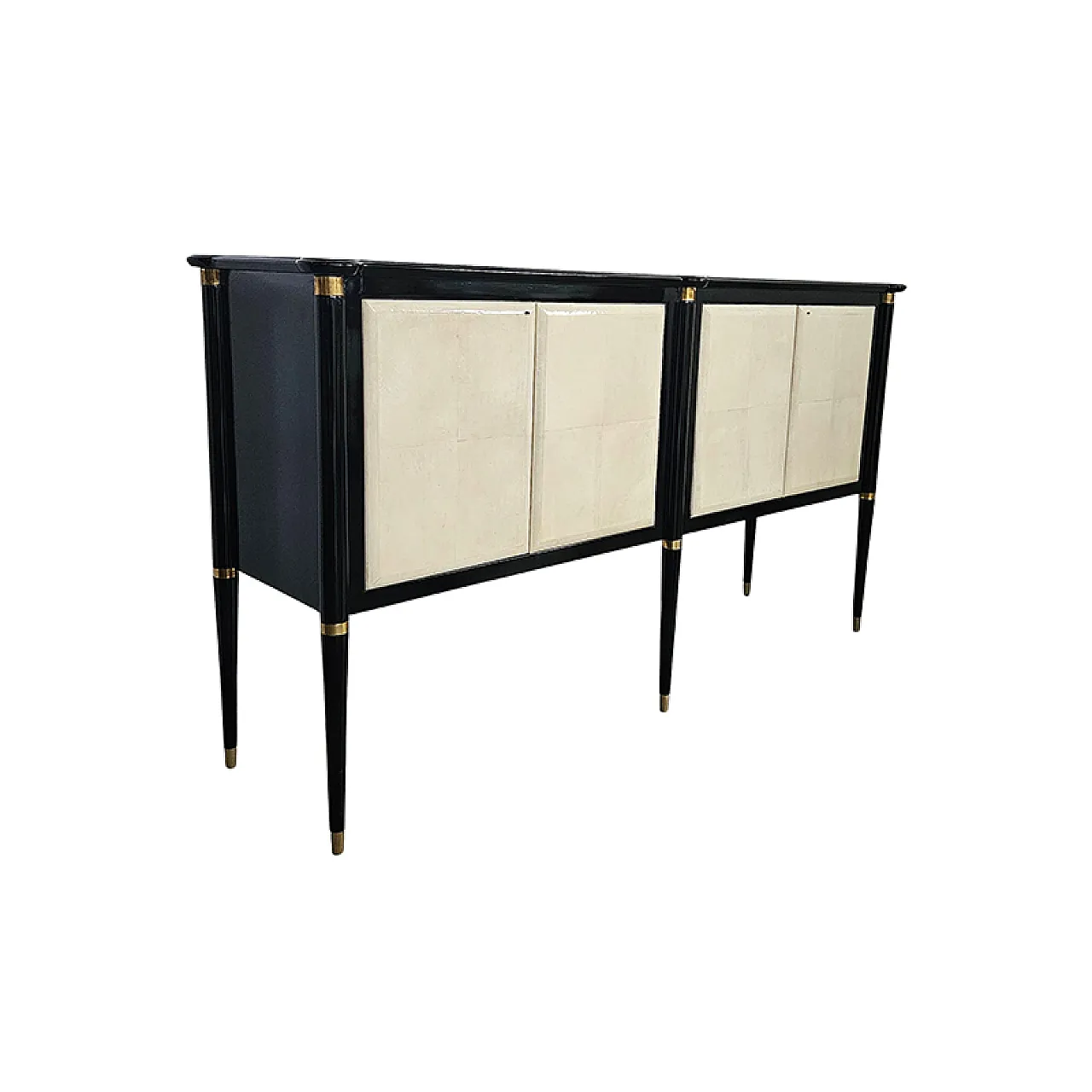 Credenza in pergamena, anni '80 4