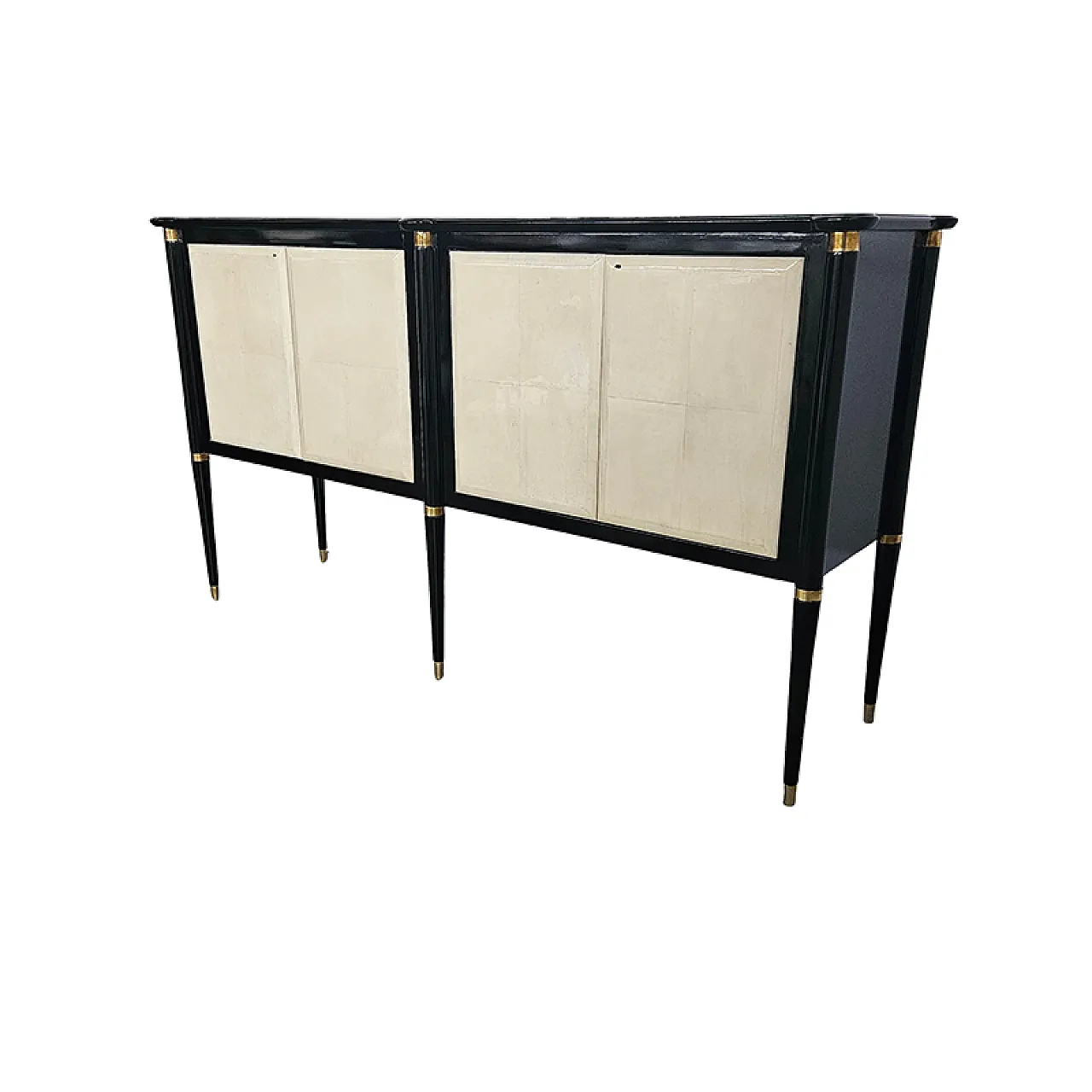 Credenza in pergamena, anni '80 6