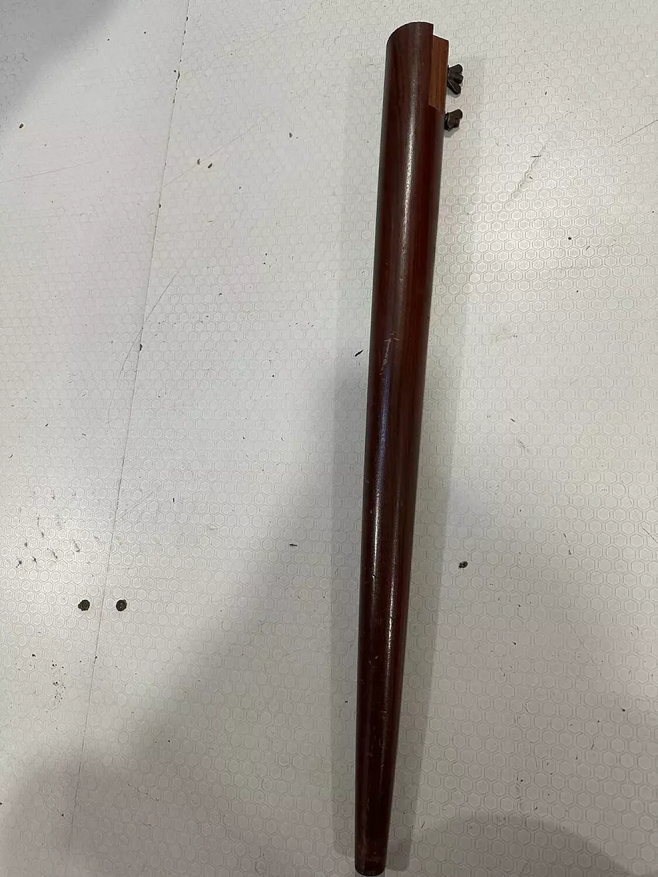 Scandinavian round wooden table, mid-20th century 7