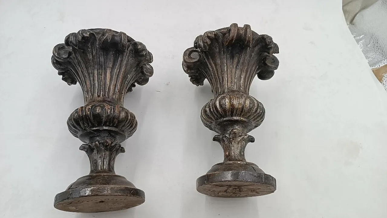 Pair of candlesticks, Perettoni, Louis XIV, early 18th century 1