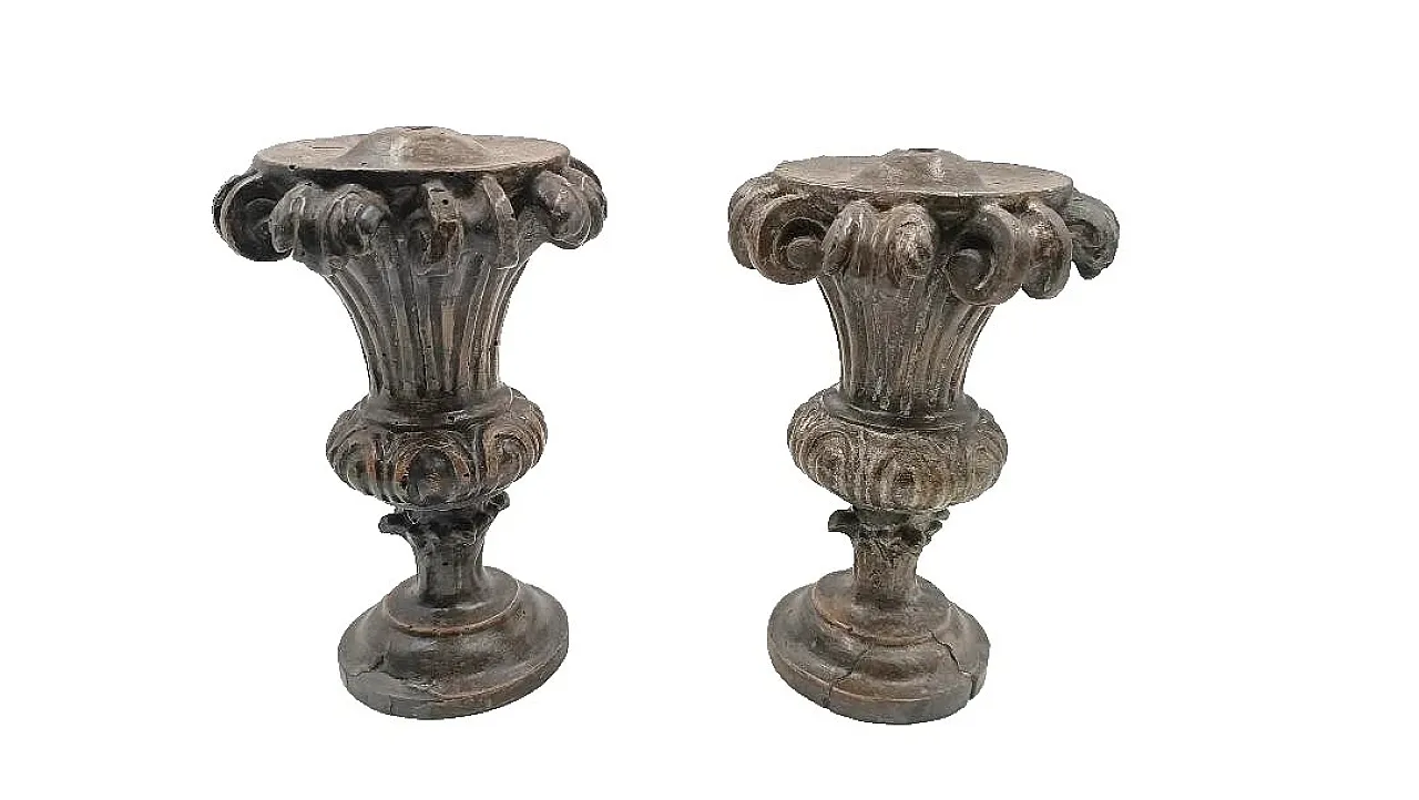 Pair of candlesticks, Perettoni, Louis XIV, early 18th century 9
