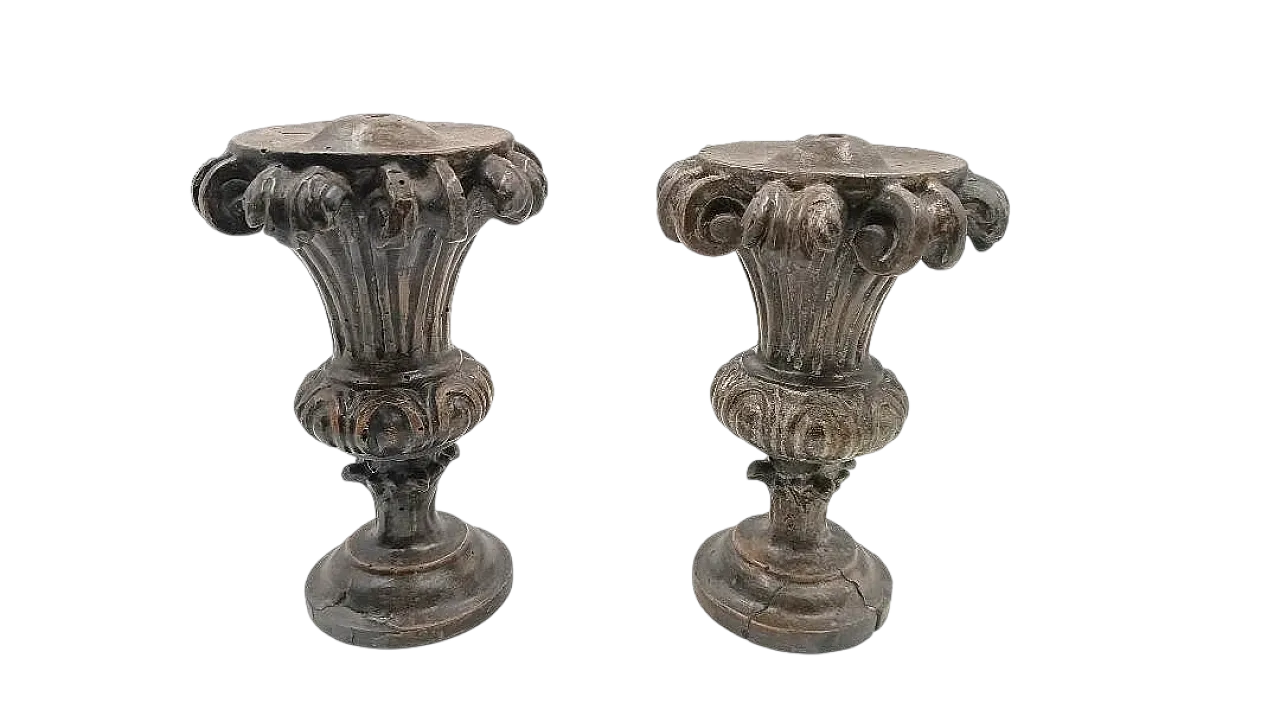 Pair of candlesticks, Perettoni, Louis XIV, early 18th century 10