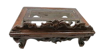 Silver-plated wooden lectern, 18th century