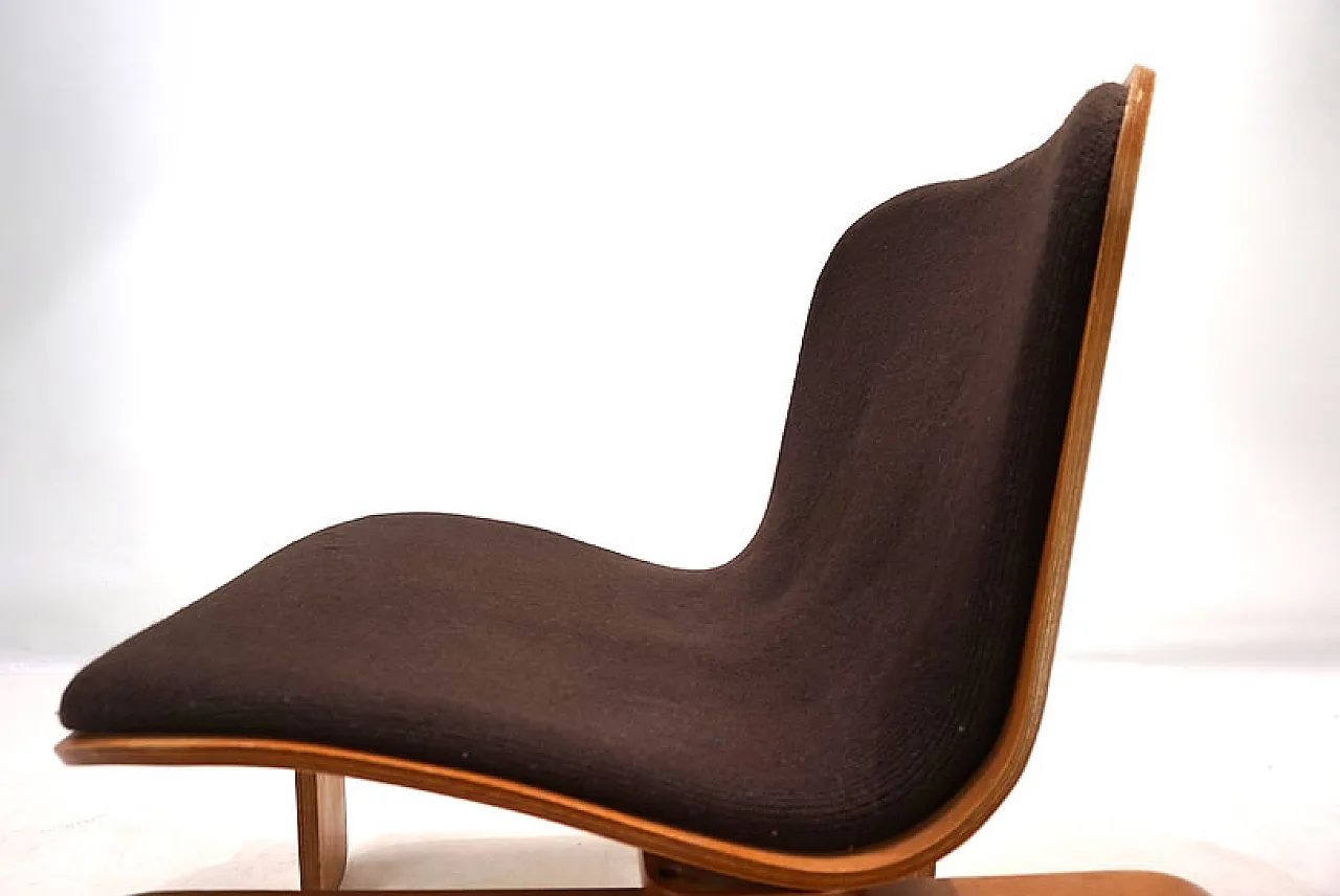 Steiner Paris Fireside chair by Jean Michel Chaudeurge, 1970s 2