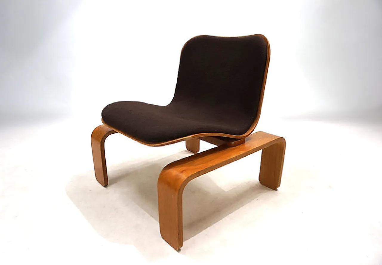 Steiner Paris Fireside chair by Jean Michel Chaudeurge, 1970s 11