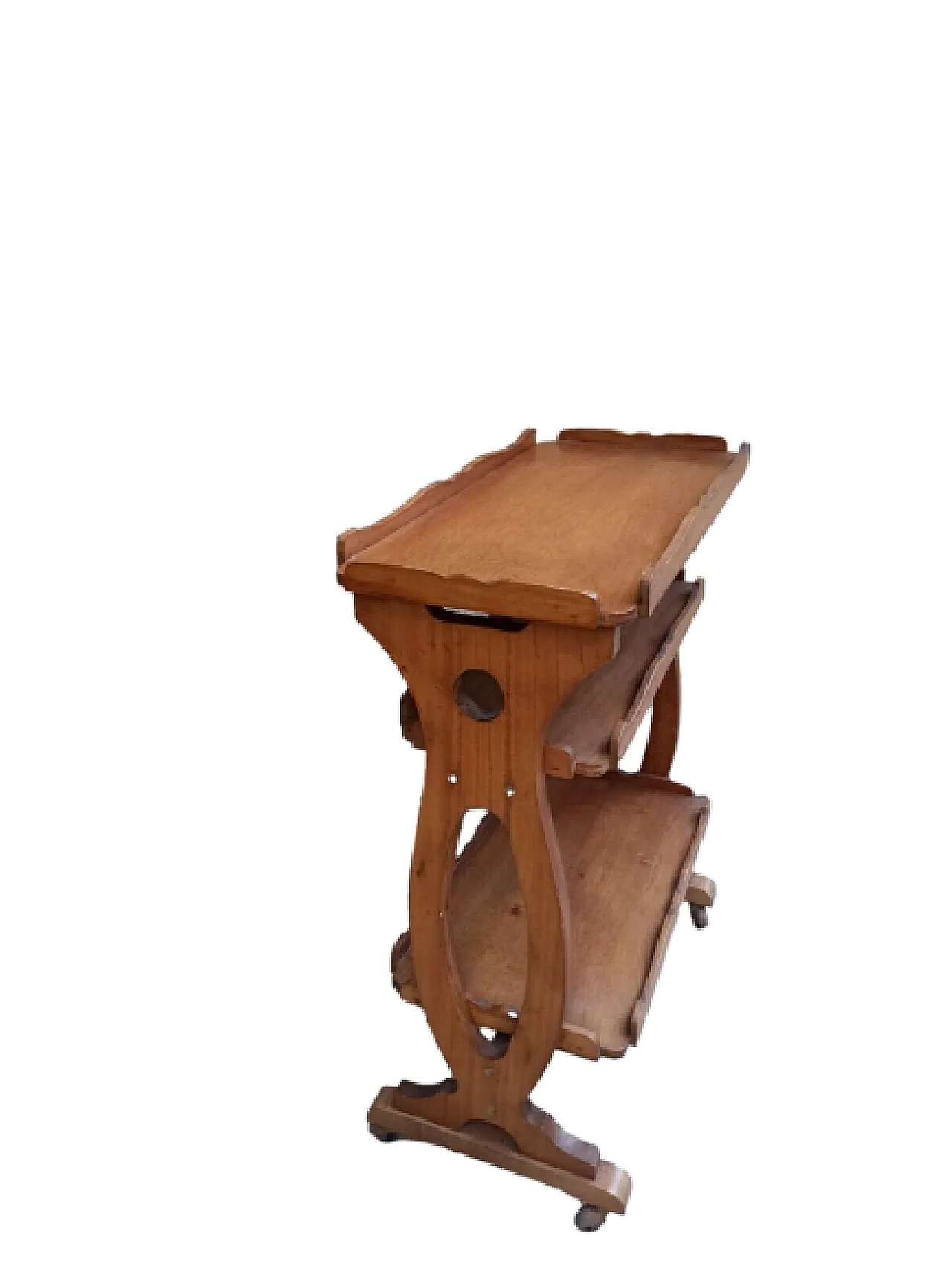 Wooden wine cart, 1960s 3