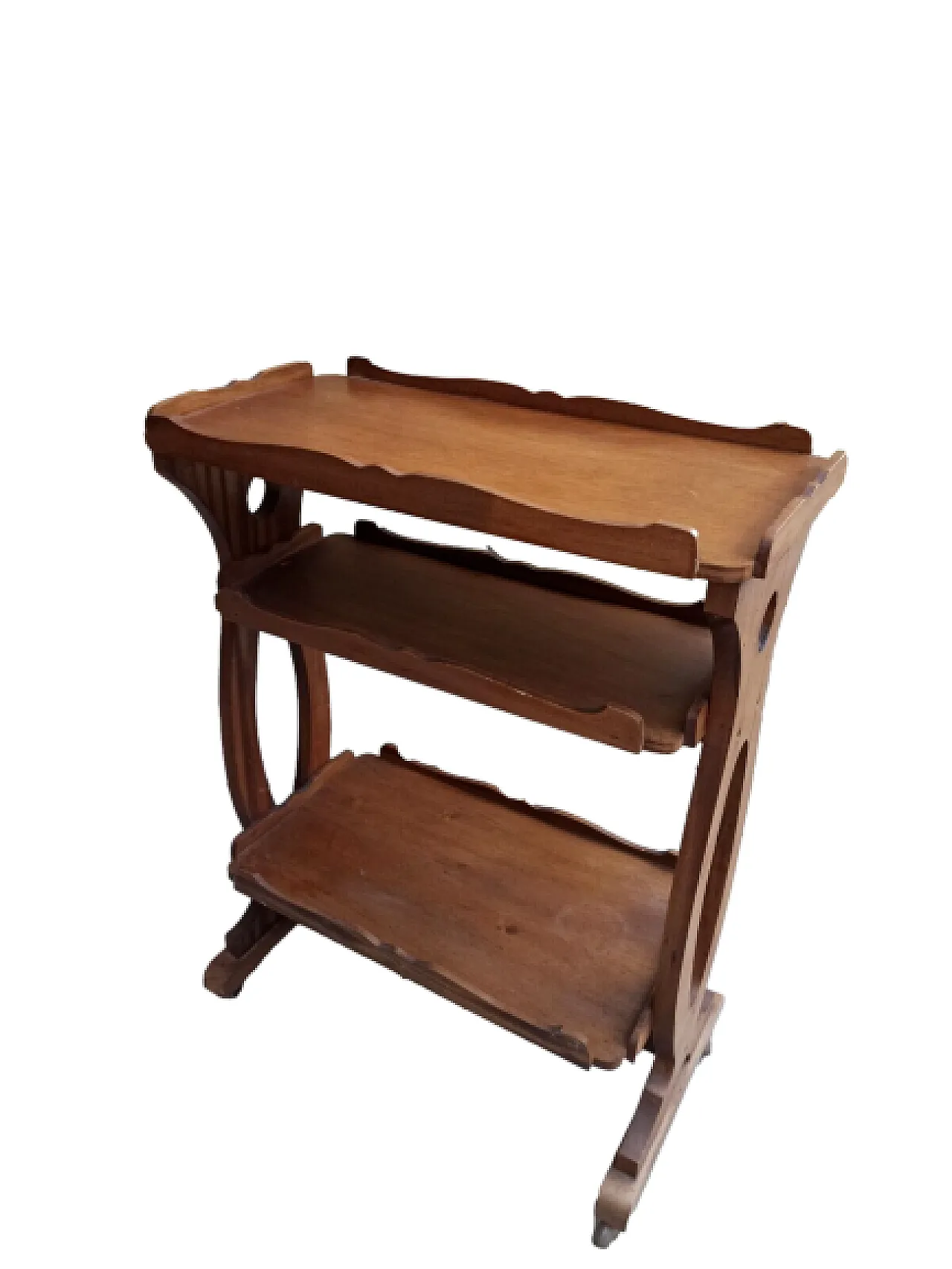 Wooden wine cart, 1960s 4