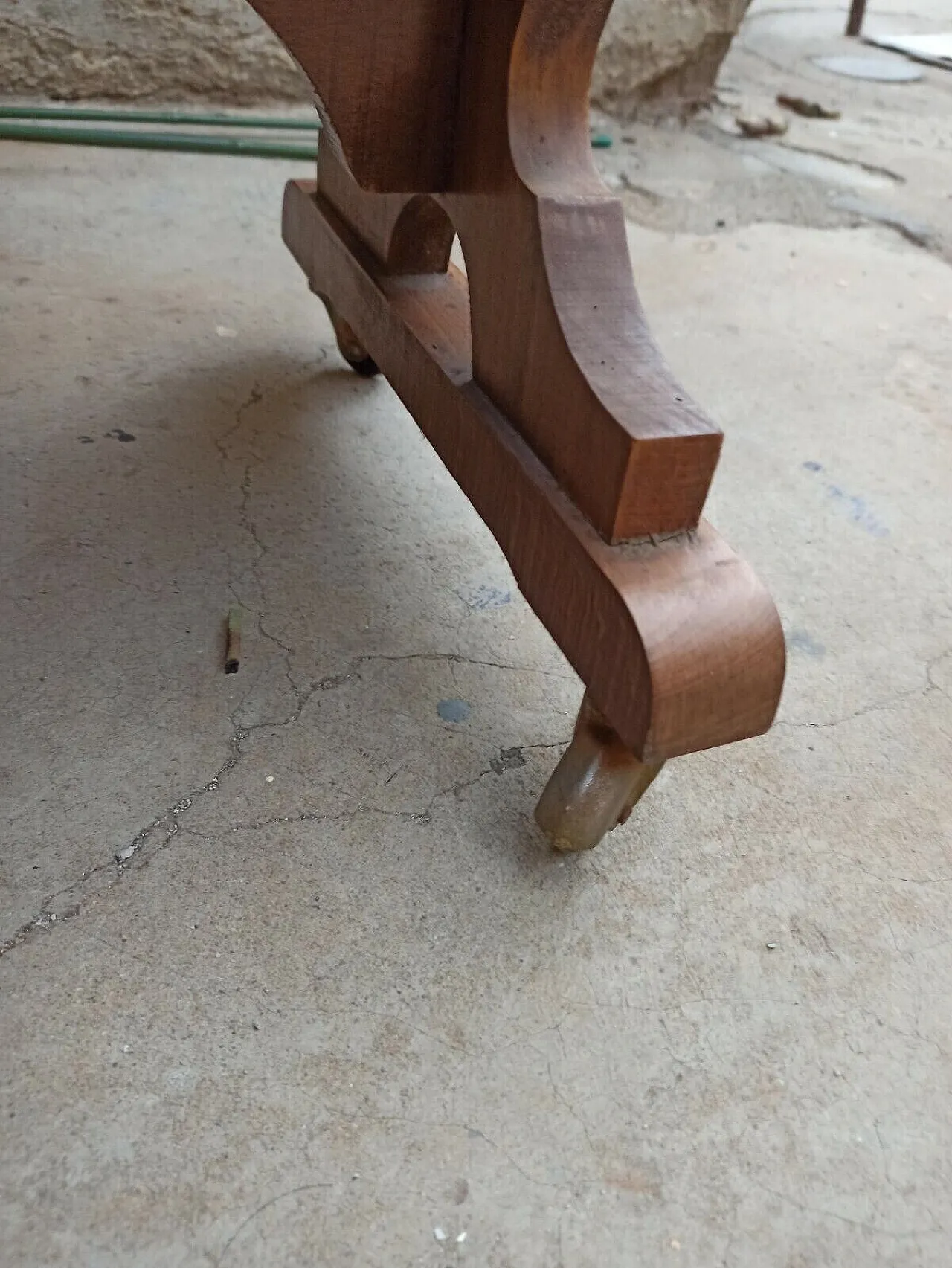 Wooden wine cart, 1960s 5