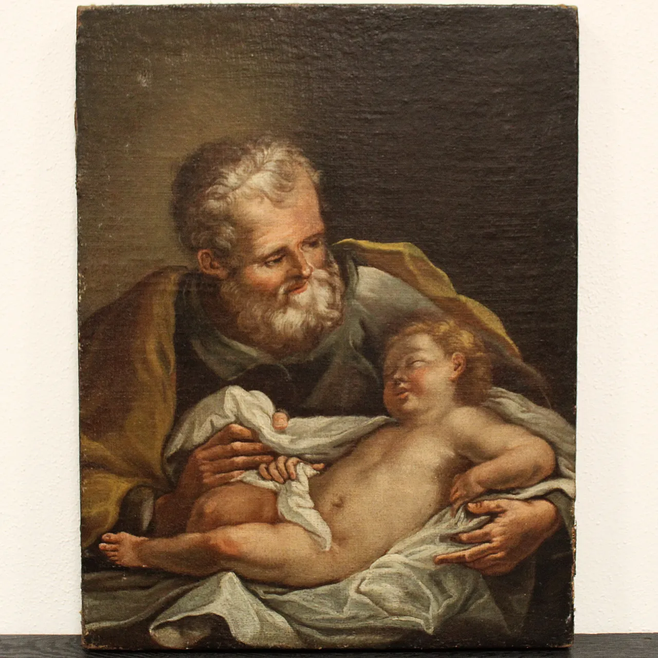 Oil painting on canvas, 18th century 1