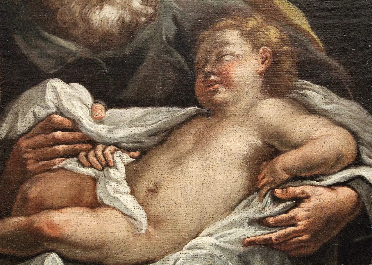 Oil painting on canvas, 18th century 5