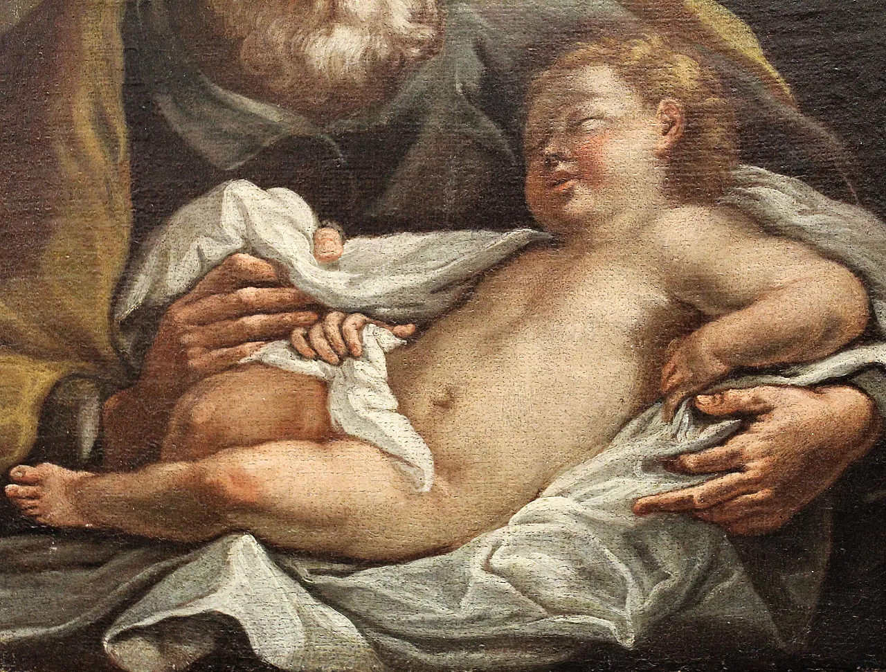 Oil painting on canvas, 18th century 6