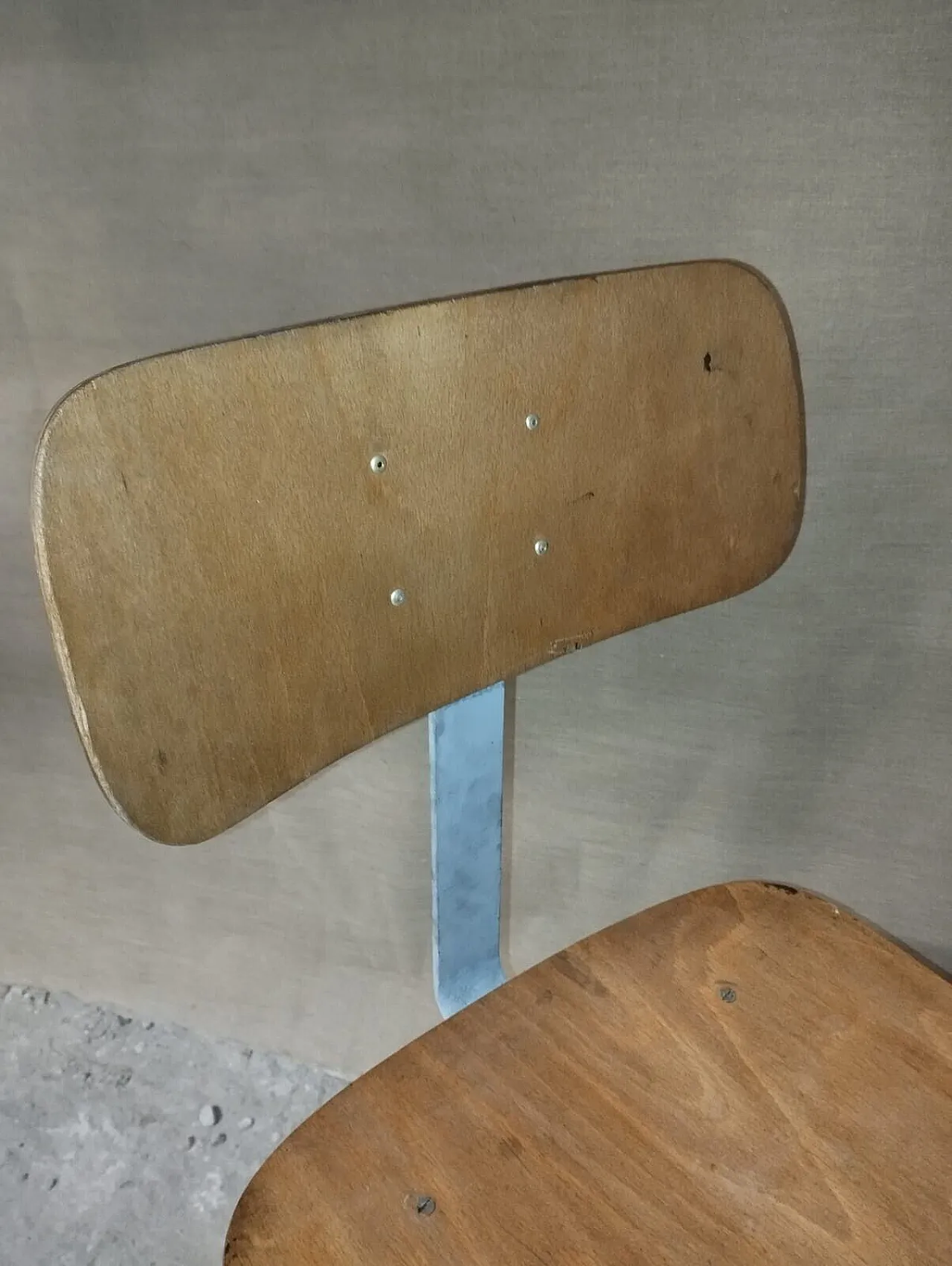 Swivel and adjustable industrial stool, 1960s 8