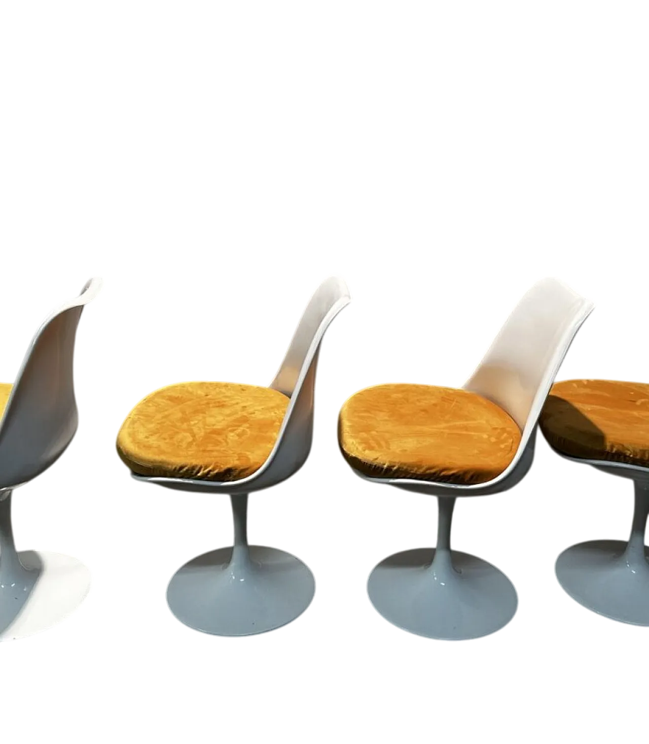 4 Tulip Chairs by Eero Saarinen for Knoll, 70s 9