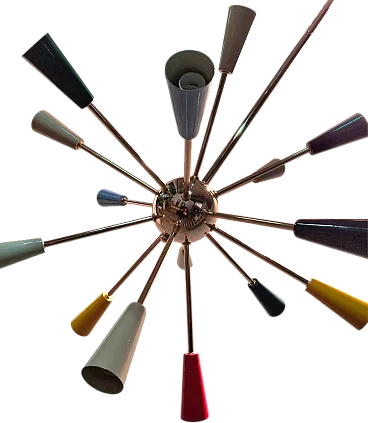 Vintage Sputnik Chandelier, 1970s