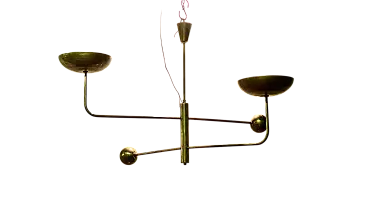 Vintage Hanging Light in Brass, 1960s