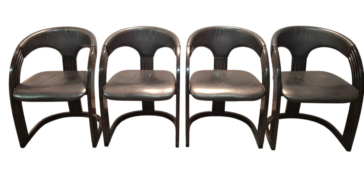 4 Sedie da pranzo Springer Onassis, anni '90 7