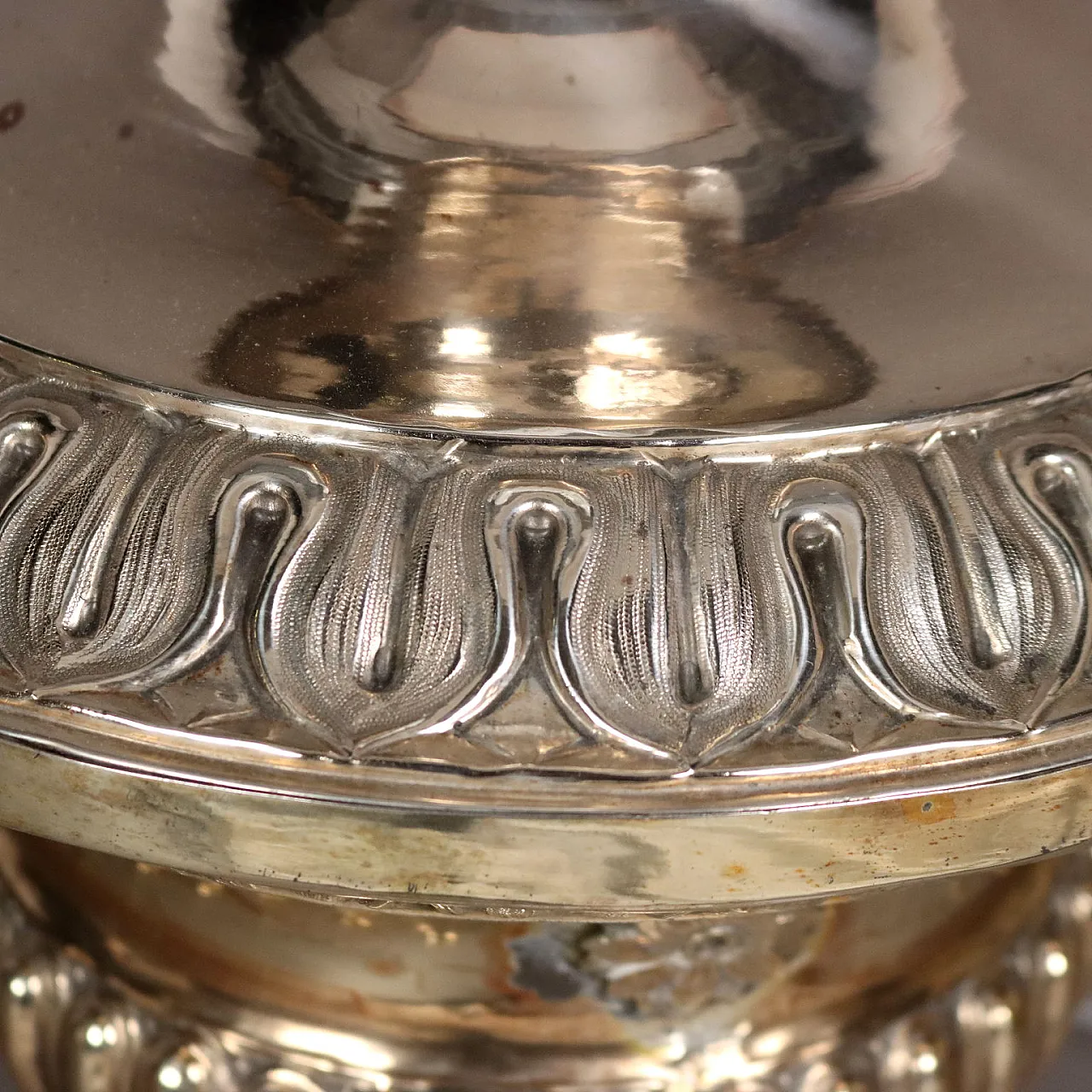 Lampada da terra in lamierino, '900 6