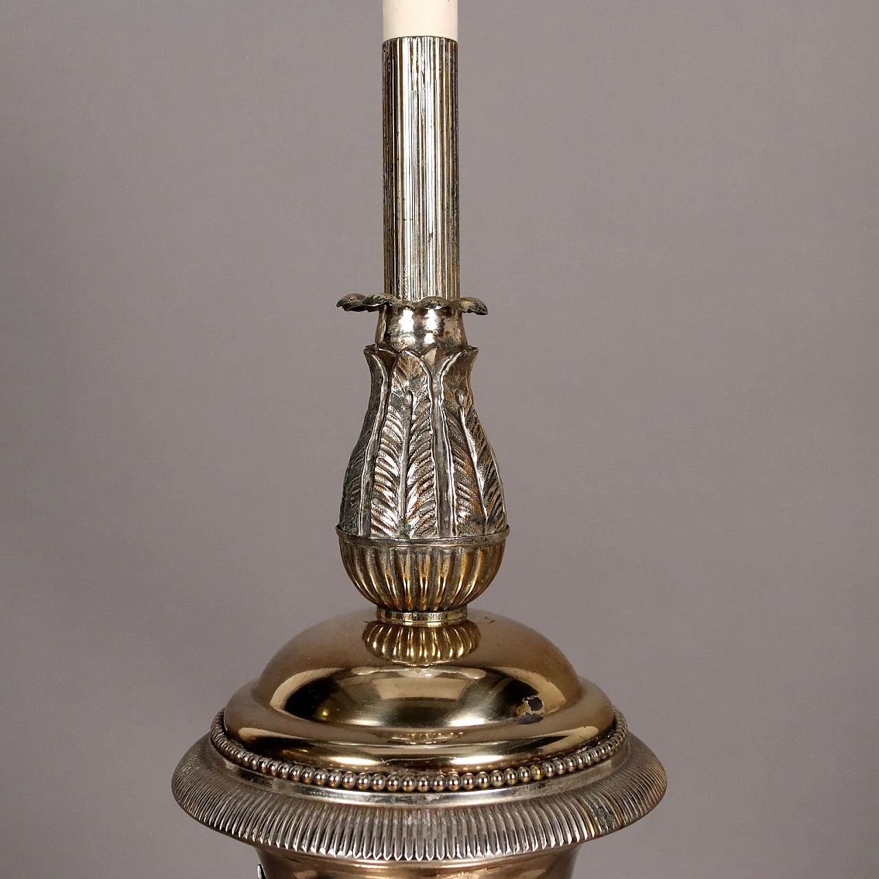 Lampada da terra in lamierino, '900 7