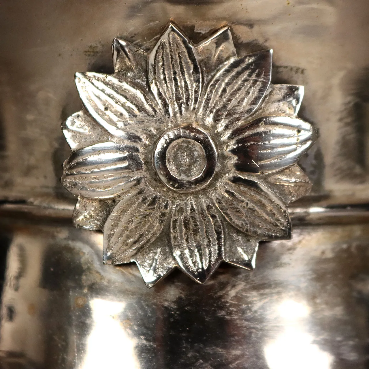 Lampada da terra in lamierino, '900 8