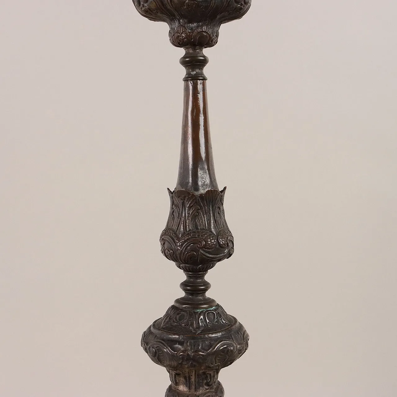 Torciere in lamierino sbalzato, '700 5