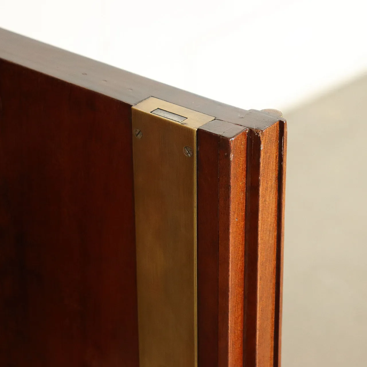 Libreria francese stile Impero in mogano e interni in rovere, '800 10