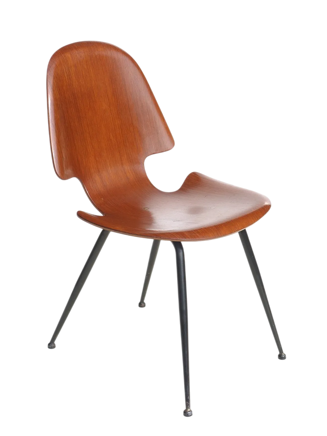 Sedia in compensato di Carlo Ratti per Compensati Curvati, anni '50 7