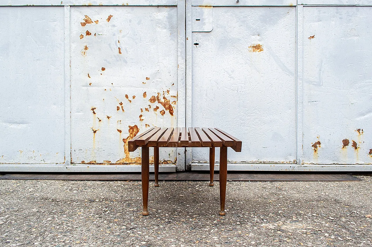 Panca in legno, anni '50 4