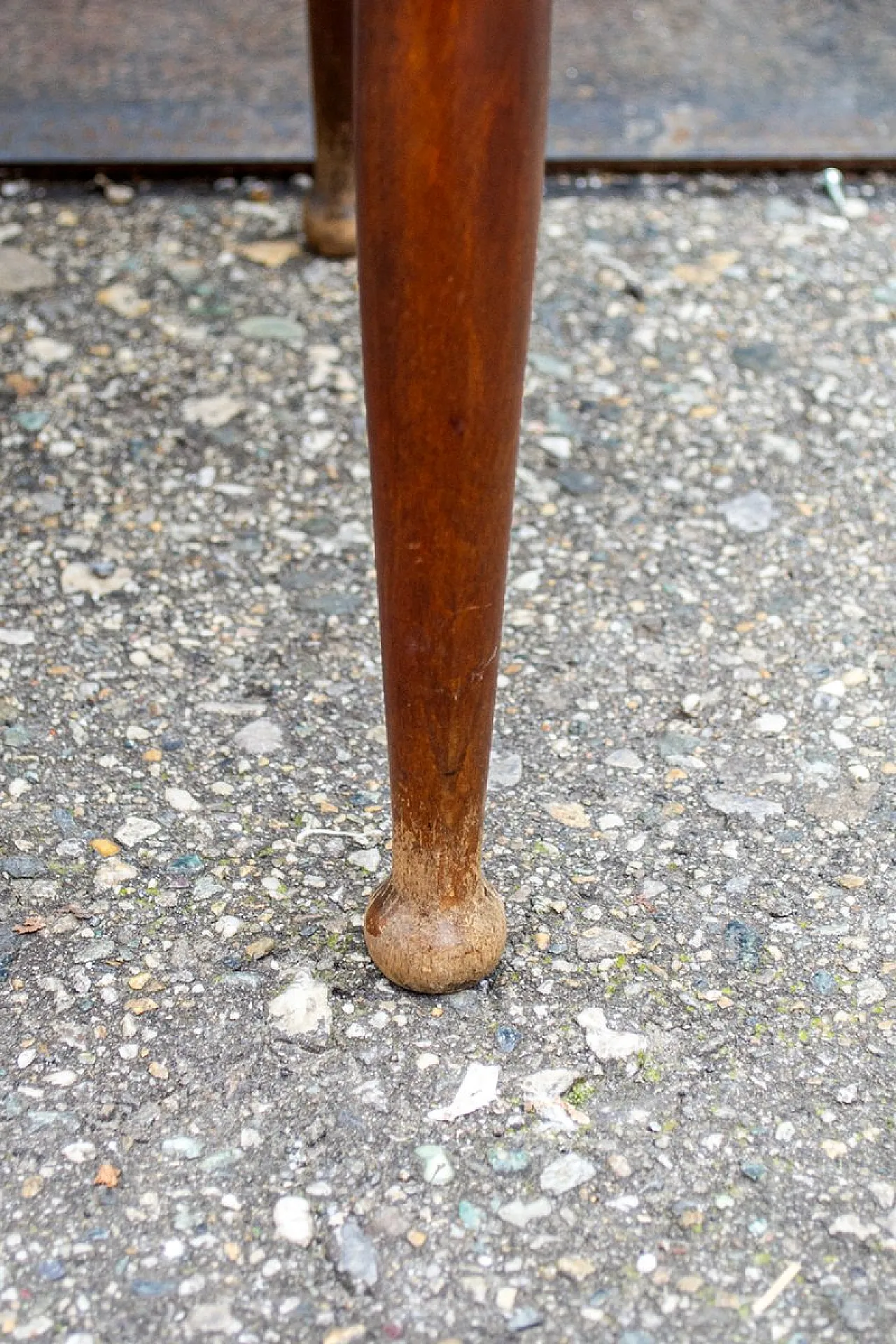 Panca in legno, anni '50 6