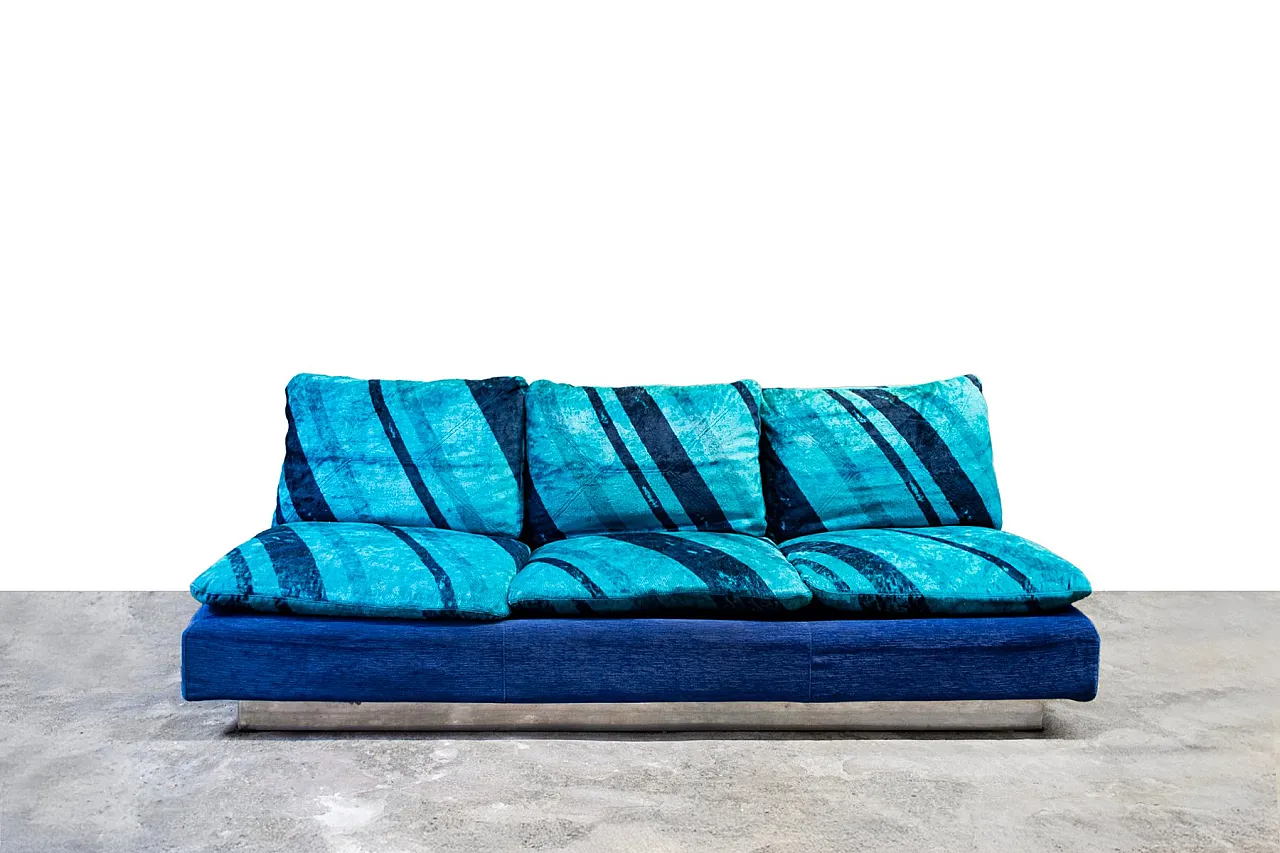 Divano letto Kenthia di Ernesto Radaelli per Saporiti, anni '70 1