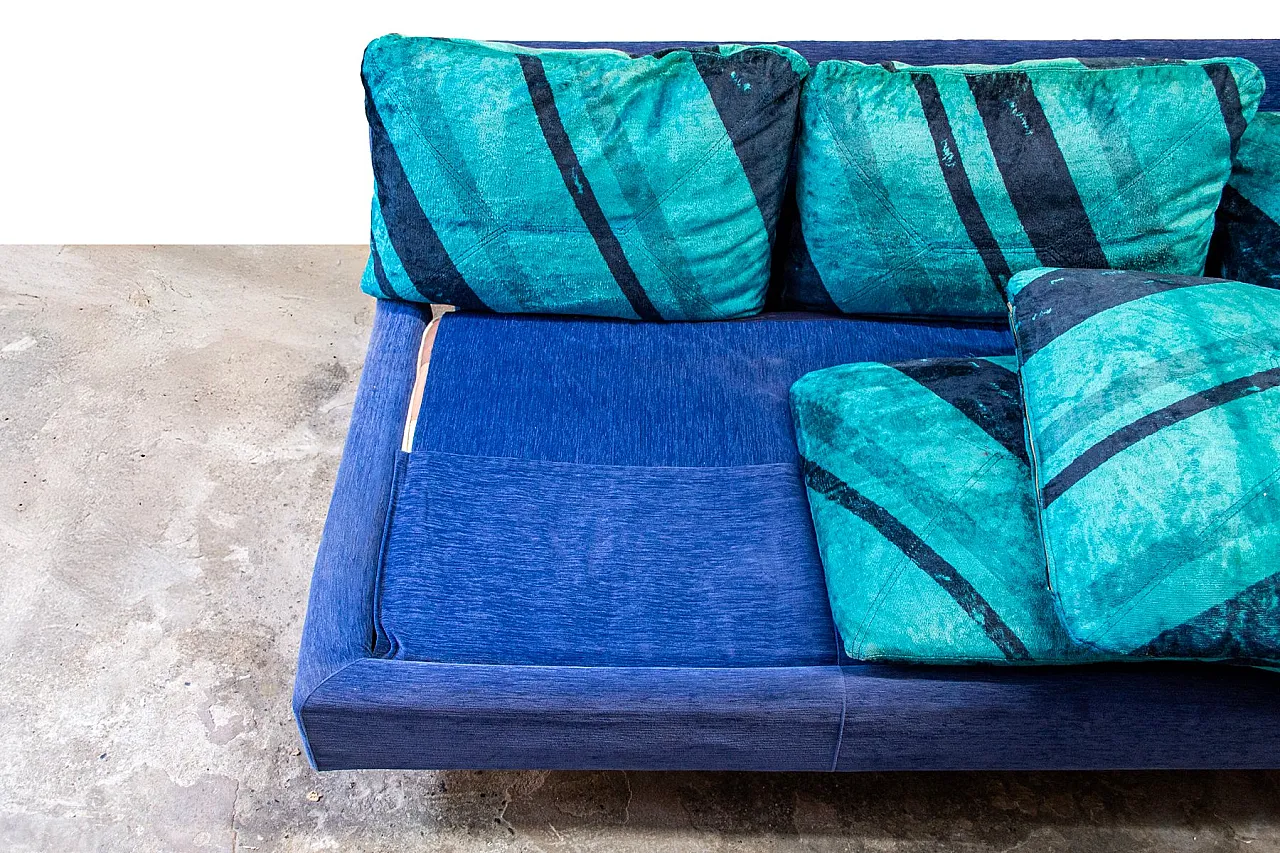 Divano letto Kenthia di Ernesto Radaelli per Saporiti, anni '70 3