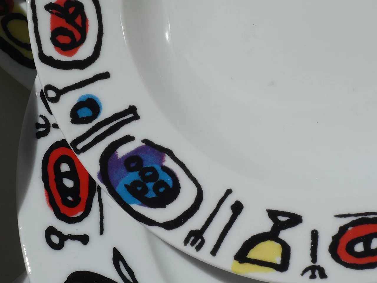 10 Piatti in porcellana di Emanuele Luzzati per Arteprima, anni 2000 4