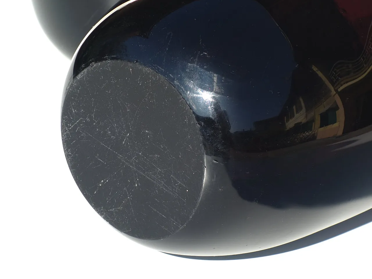 Coppia di vasi grandi in vetro di Murano viola di Seguso, anni '50 11