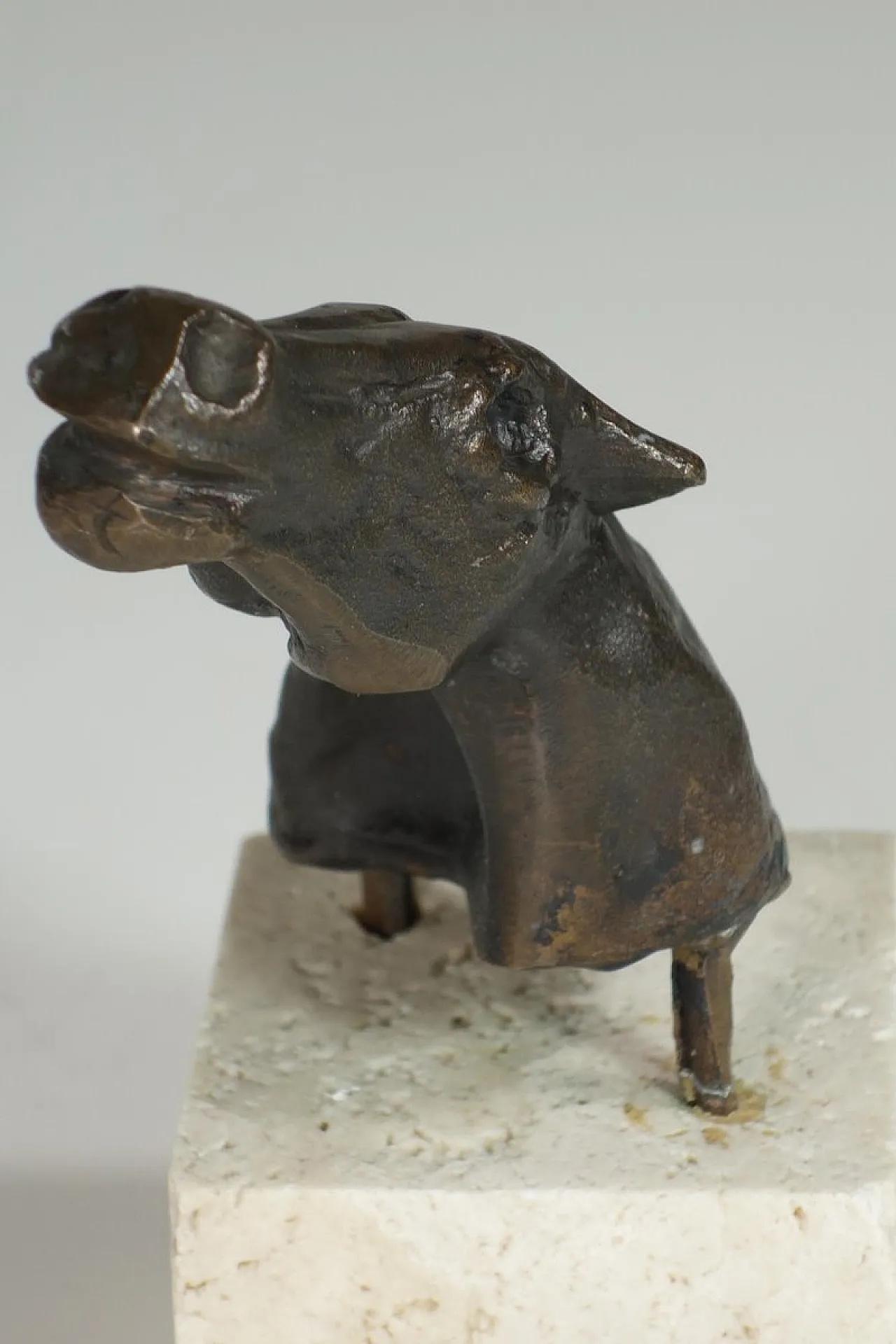 Scultura Testa di cavallo di Bruno Cassinari, anni '70 5