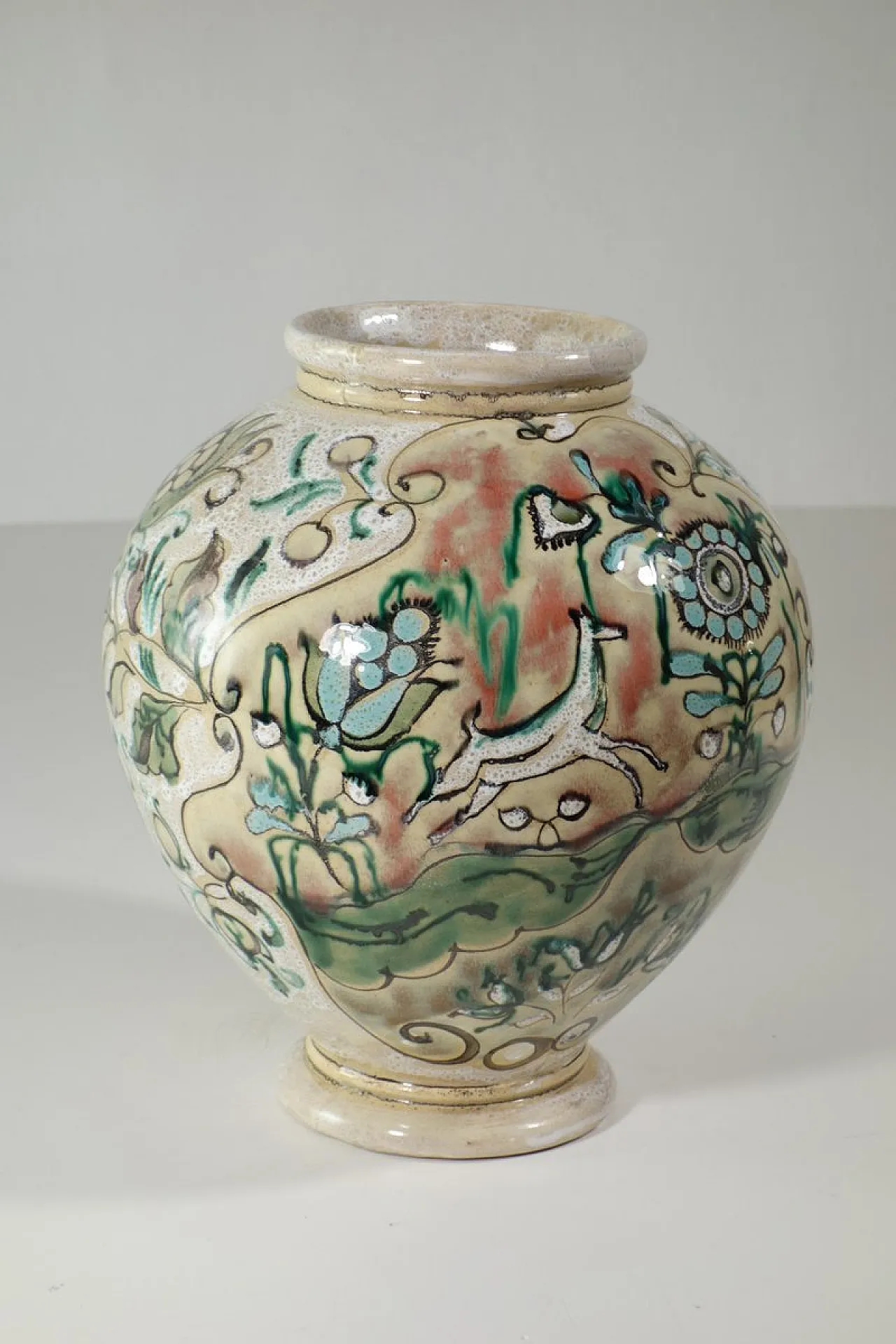 Vaso in ceramica di Elio Schiavon Erhart, Italia 2