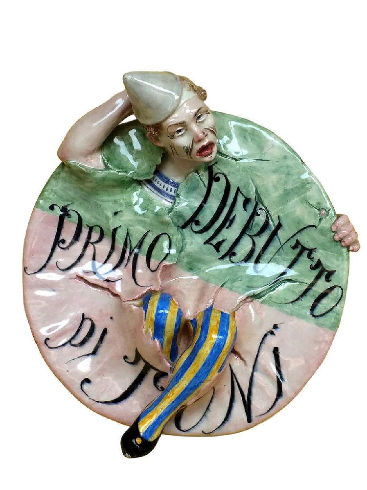 Portafiori Art Deco in ceramica Colonnata Sesto Fiorentino 1930 1