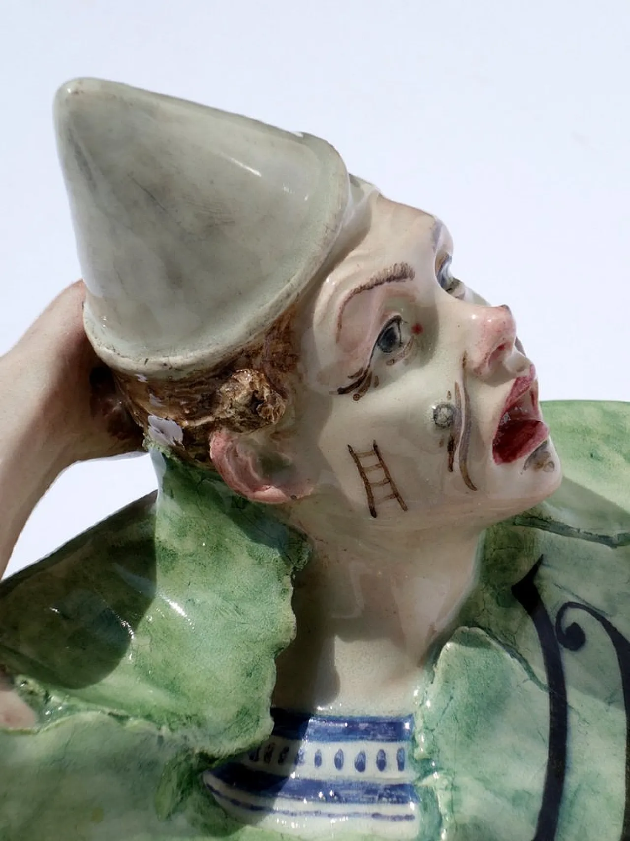 Portafiori Art Deco in ceramica Colonnata Sesto Fiorentino 1930 4