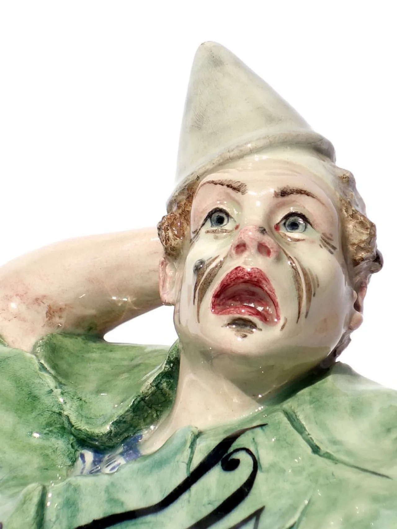 Portafiori Art Deco in ceramica Colonnata Sesto Fiorentino 1930 5